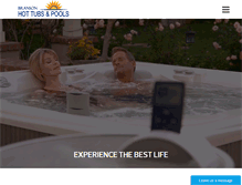 Tablet Screenshot of bransonhottubsandpools.com